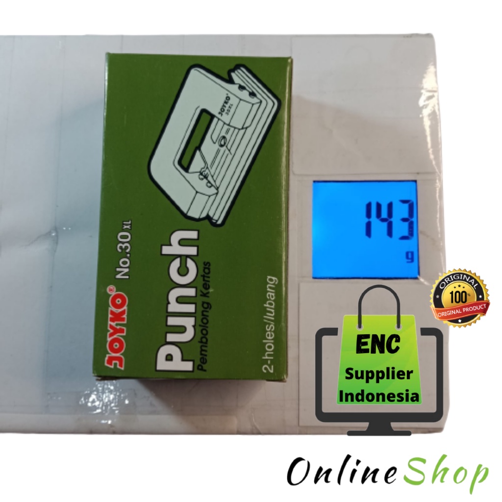 

1 buah joyko punch no. 30xl pembolong kertas 30 xl no.30xl besar per pcs - enc.sup