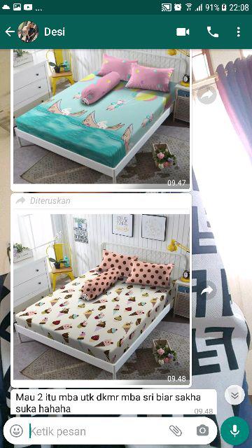Kintakun Dluxe Bed Cover Flower Edition Uk. 160x200