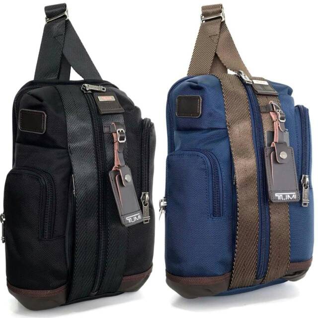 Tumi men Alpha Bravo Monterey Sling tas original authentic asli slingbag crossbody selempang