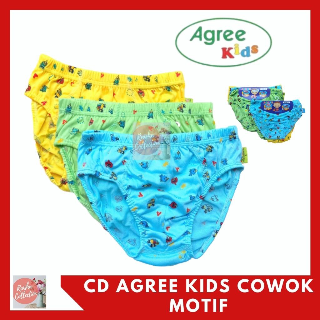 RC CD/Celana dalam Golden Nick Anak Agree Kids Motif  Bersertifikat  SNI (Isi 1 biji)