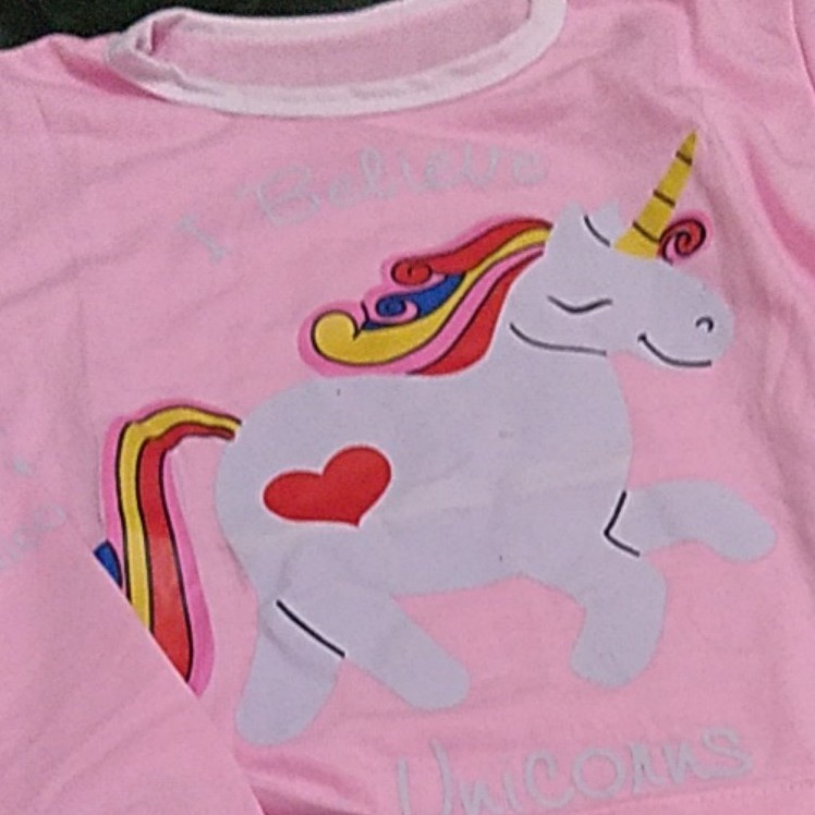 Sweater Unicorn Anak / Baju Anak Unicorn Lengan Panjang Jaket Warna Pink