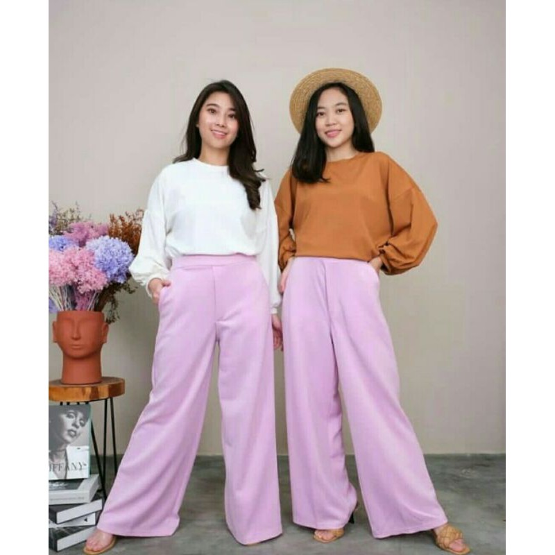 KULOT SCUBA CUBIT | KULOT LILAC | KULOT PUTIH | KULOT HIGWAIST | KULOT HW | CELANA HW | CELANA BAHAN