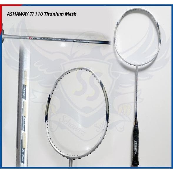 RAKET BADMINTON ASHAWAY TI 110 TI110 TITANIUM MESH MADE IN USA