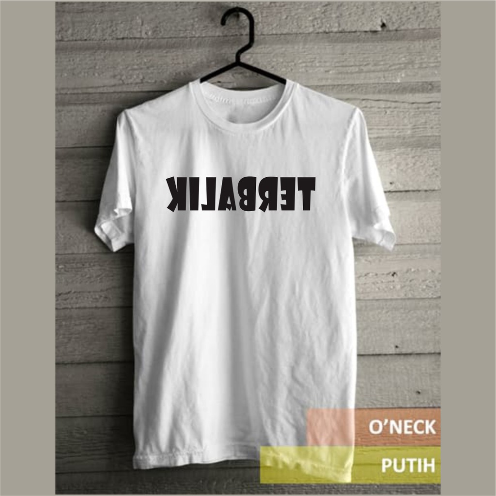 MURAH KAOS SABLON TERBALIK COMBED 30S