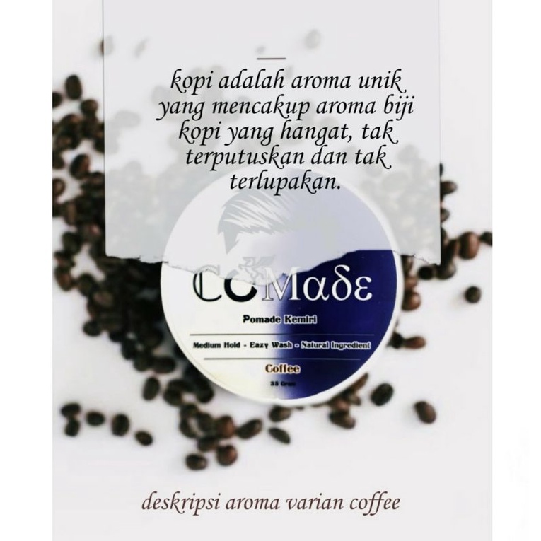pomade kemiri aroma kopi