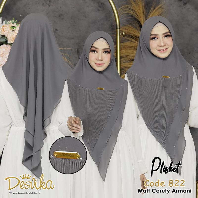 Hijab Instan PLISKET DC822 by DC DESVIKA