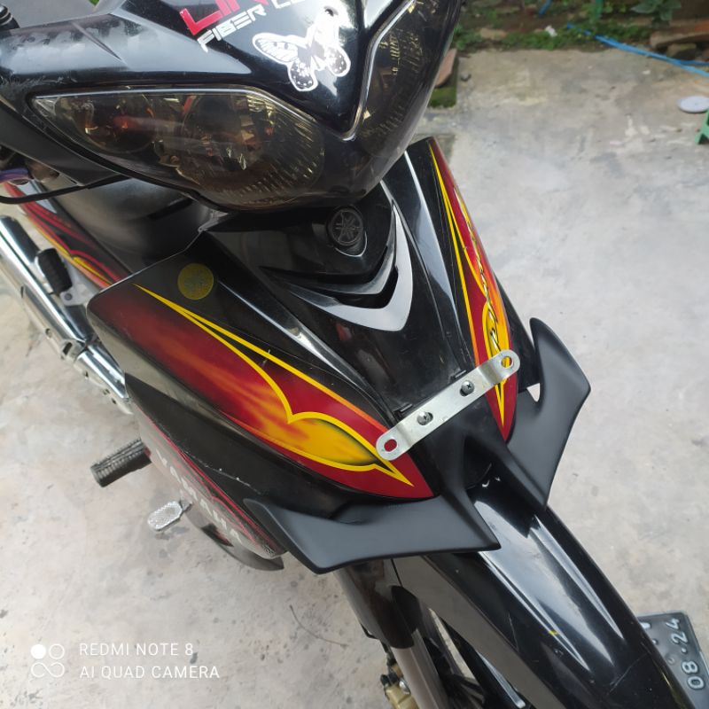 winglet yamaha jupiter z burhan burung hantu variasi modifikasi bodikit