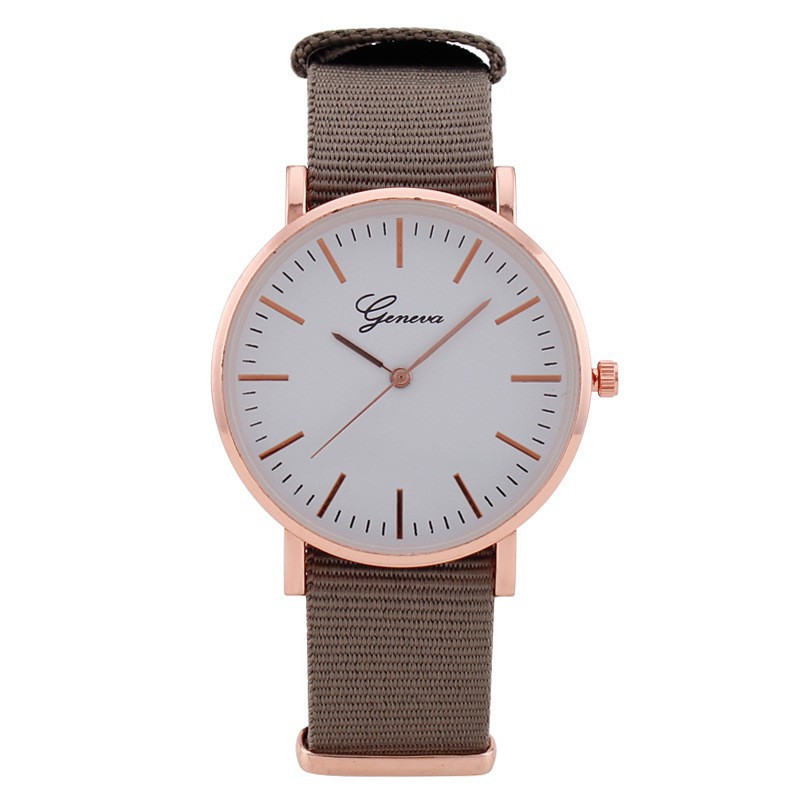 ✅COD Jam Tangan GEVENA TALI CANVAS - Quartz Fashion Wanita Casual Wrist Watch
