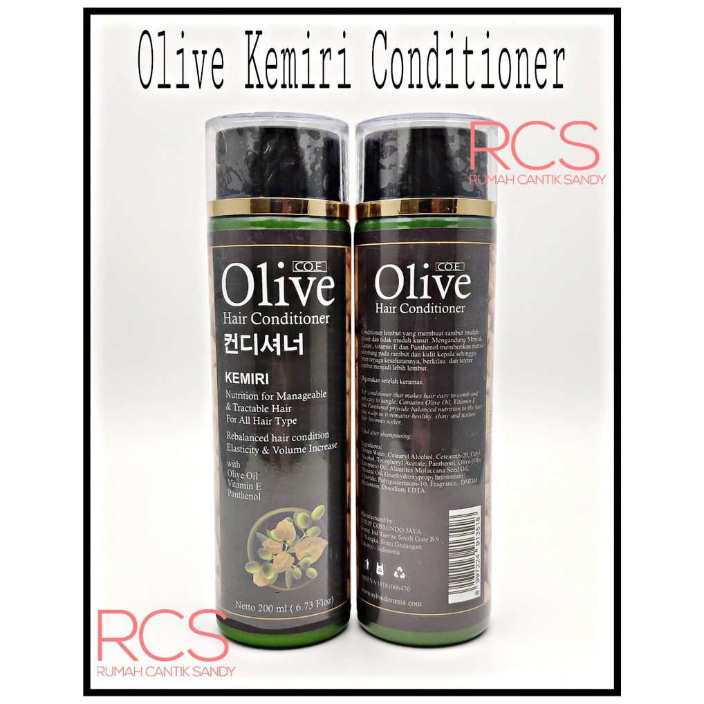 [ SYB ] Olive Black Conditioner Kemiri ~ Menyehatkan &amp; Memanjangkan