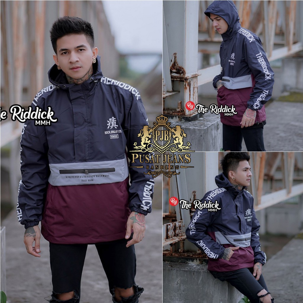 RCL - Jaket Cagoule 3D Kantong Doraemon Original The Riddick TERBARU