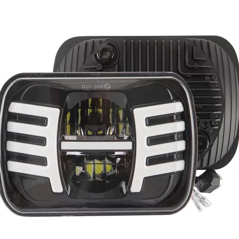 Lampu daymaker  kotak LED 7X5 INCH katana feroza L300 jeep standard DOT SAE IMPORT