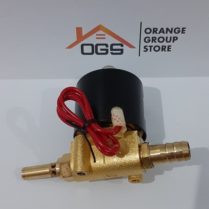Selenoid Valve 1/4 Gas Konversi Gas Dryer Laundry Set ( Nepel+Spuyer )