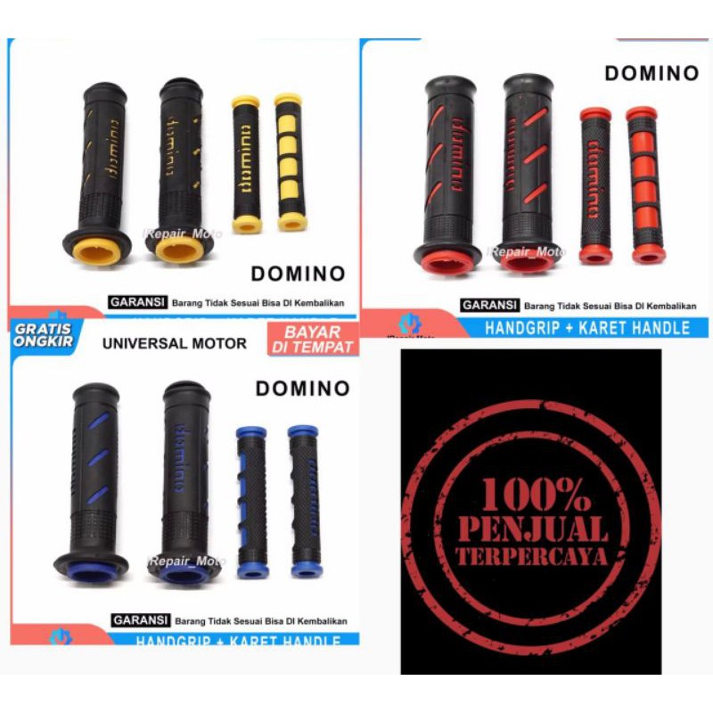 Handgrip Domino Motor Variasi Free karet Handle rem Universal