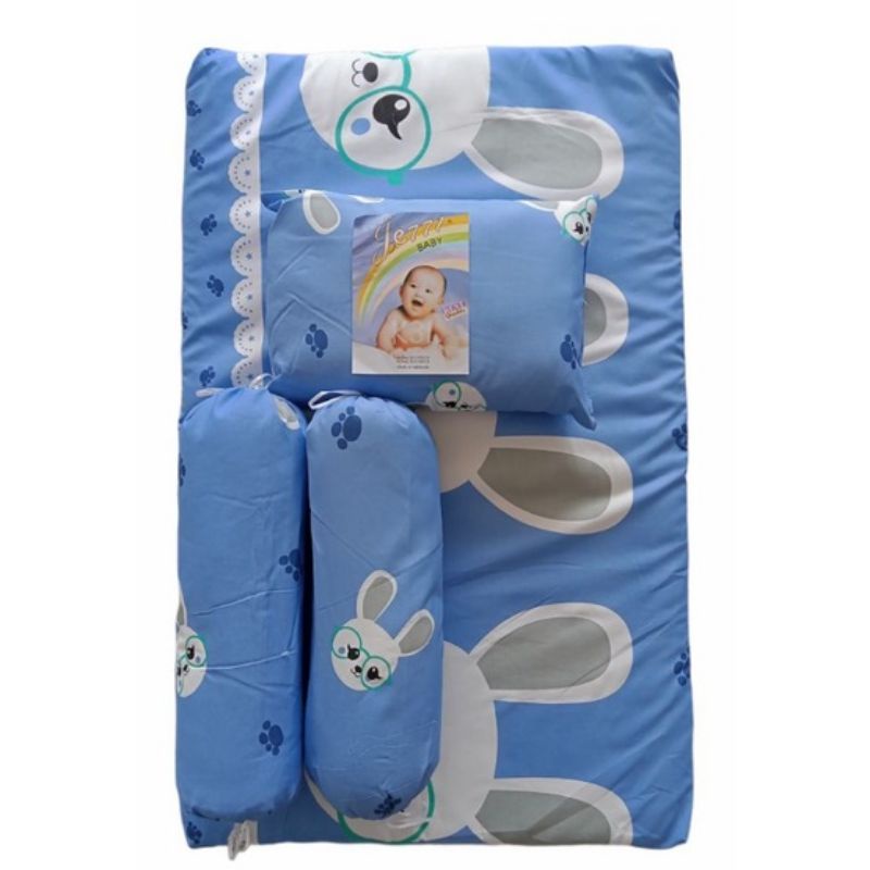 1 Set kasur bayi JESSI/Kasur bayi murah berkualitas/Matras bayi /tempat tidur bayi bagus1-Blue