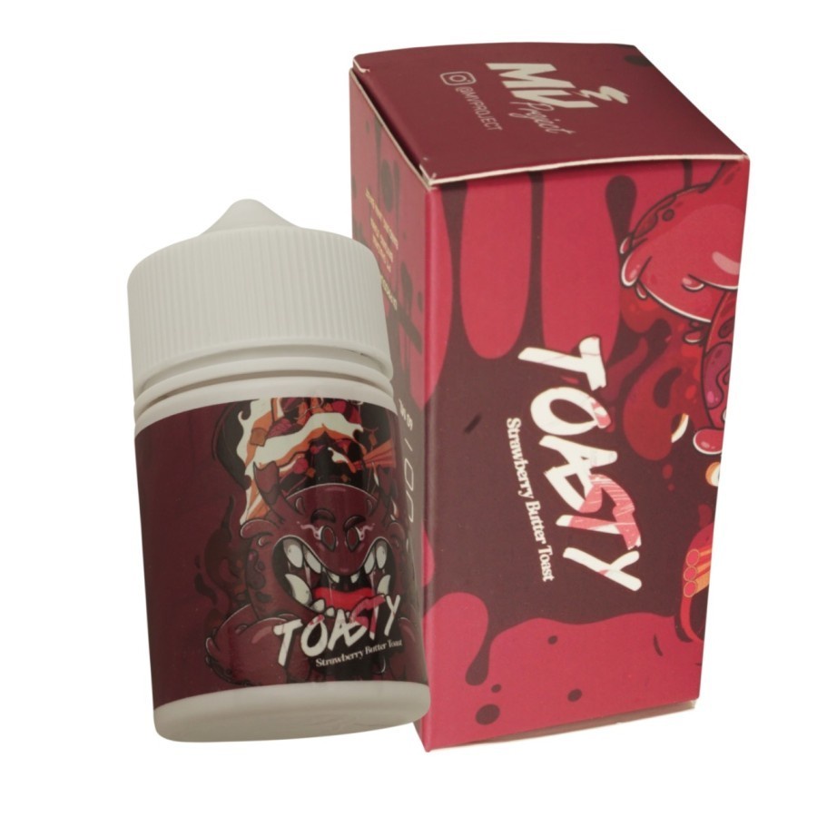 READY STOCK NEW TOASTY STRAWBERRY BUTTER TOAST 60ML 3&amp;6MG - AUTHENTIC 100% FREEBASE E-LIQUID