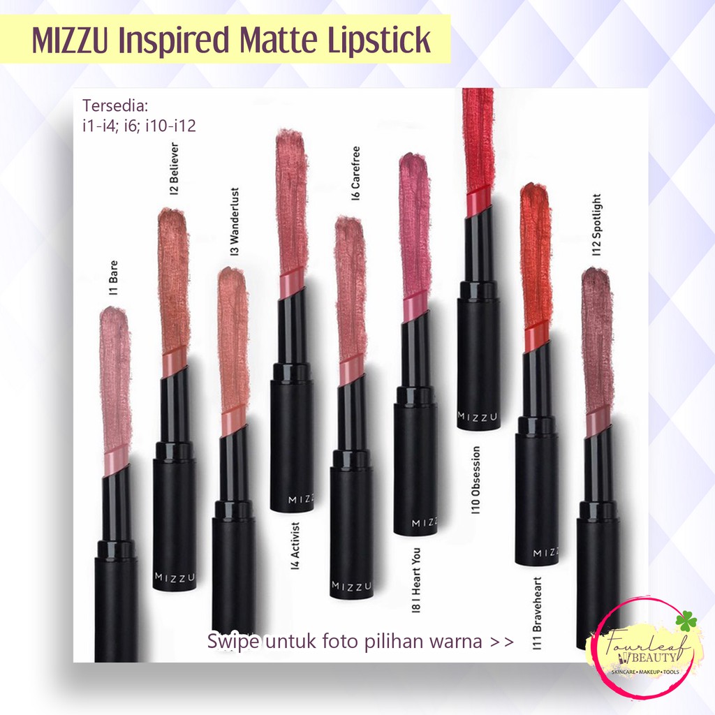 MIZZU Inspired Matte Lipstick