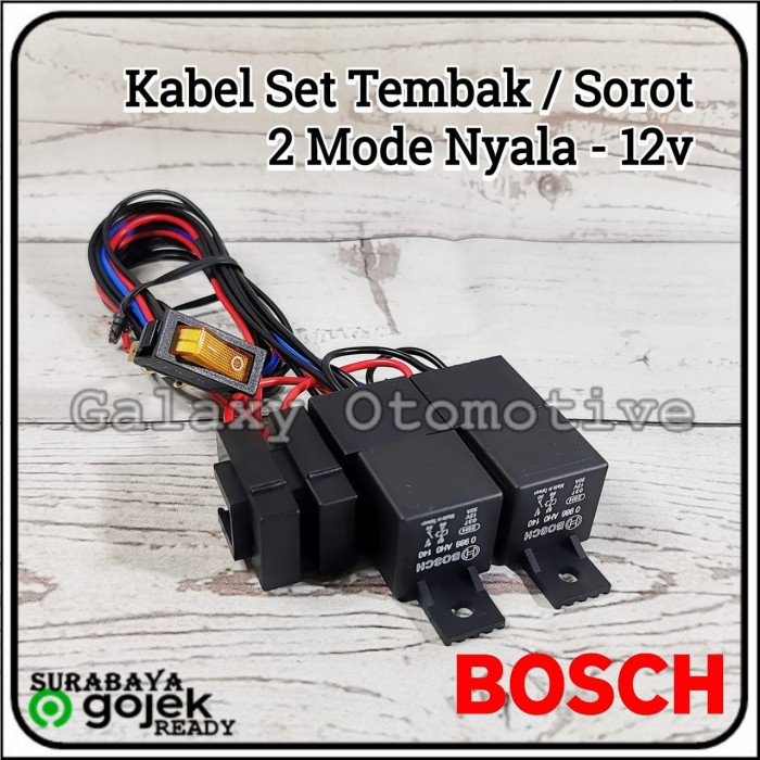 Jual Kabel Set Lampu Tembak Motor Mode Sorot Tambahan V