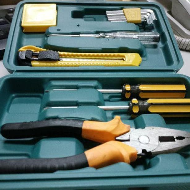 ALAT REPAIR RUMAHAN TOOL SET 8 IN 1 / ALAT PERKAKAS ISI 8 REPAIRING TOOLS SET ALAT TUKANG LENGKAP / ALAT MAINTENANCE RUMAH