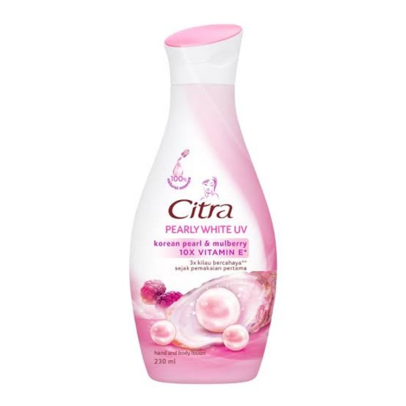 citra body lotion glowing white / pearly white 60ml