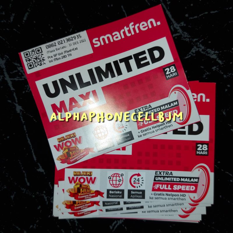 KARTU SMARTFREN UNLIMITED MAXI 28HARI