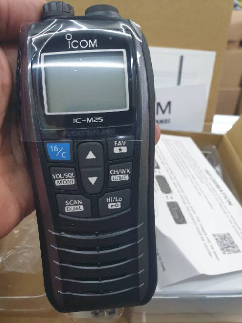 HT ICOM IC-M25 VHF MARINE HANDIE TALKIE MARINE M25 M25