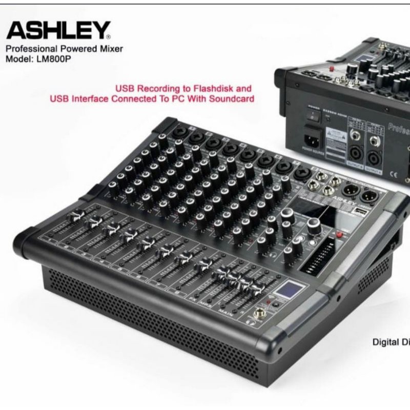 Jual Power Mixer Ashley Lm800 Original Lm 800 Mixer 8 Channel TERBAIK Indonesia