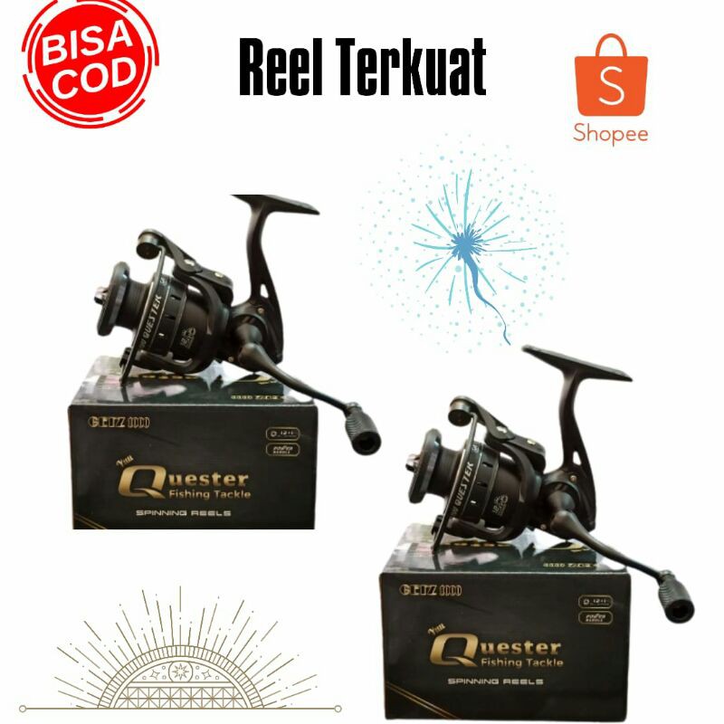[BISA COD] Rell Pancing Laut QUESTER GETZ 1000-3000 {12+1 BB} Import Quality [POWER HANDLE]