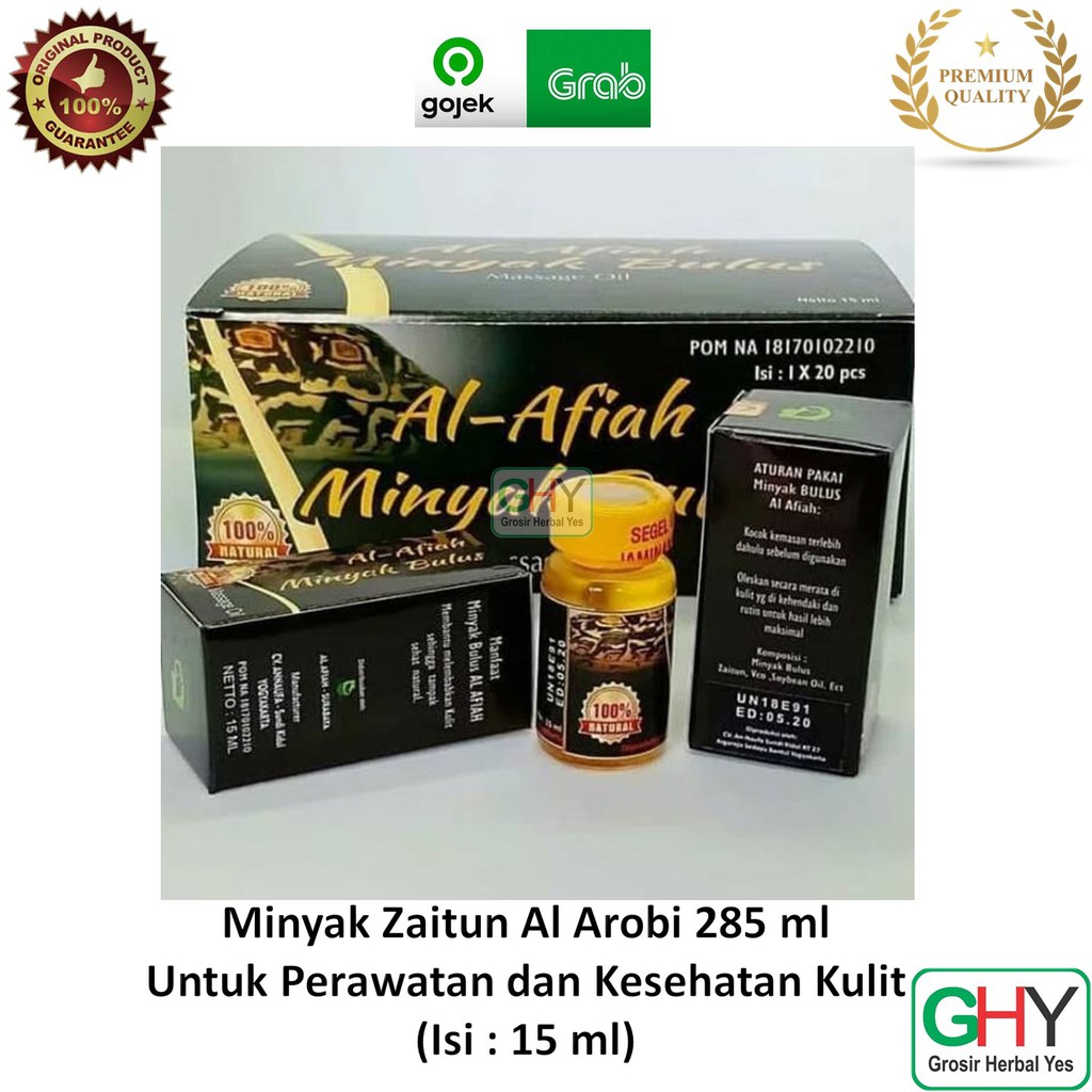 Minyak Bulus Al Afiah Minyak Kesehatan Kulit