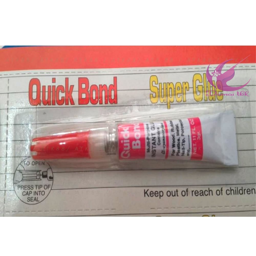 

LEM SUPER GLUE MERK QUICK BOND Net 3g