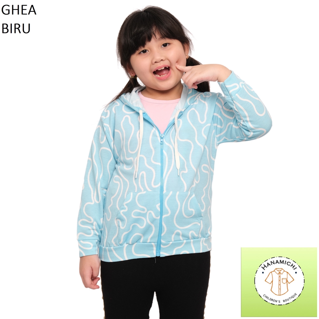 Hanamichi GHEA Hoodie Anak Lengan Panjang Bermotif