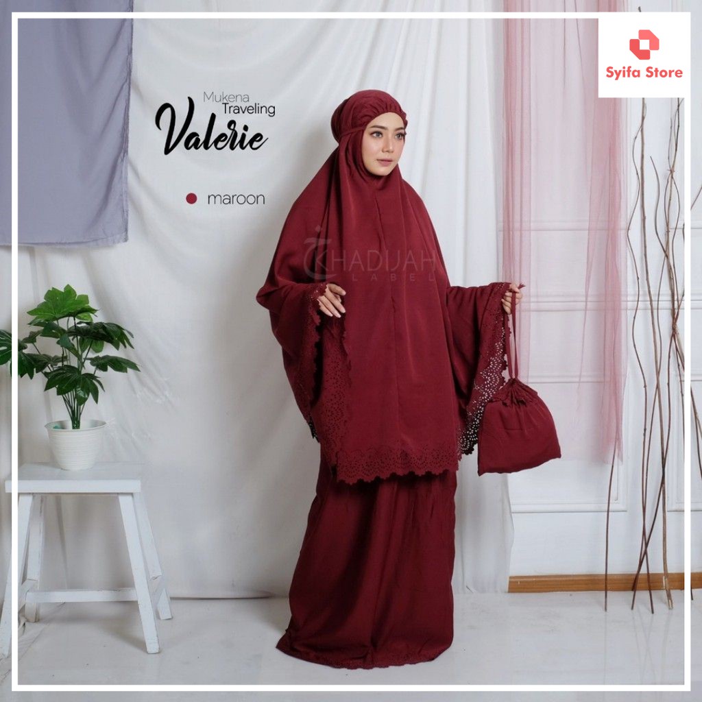 Mukena Dewasa Travel Valerie Khadijah Label