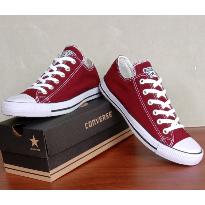 sepatu converse all star classic maroon all star classic merah maroon