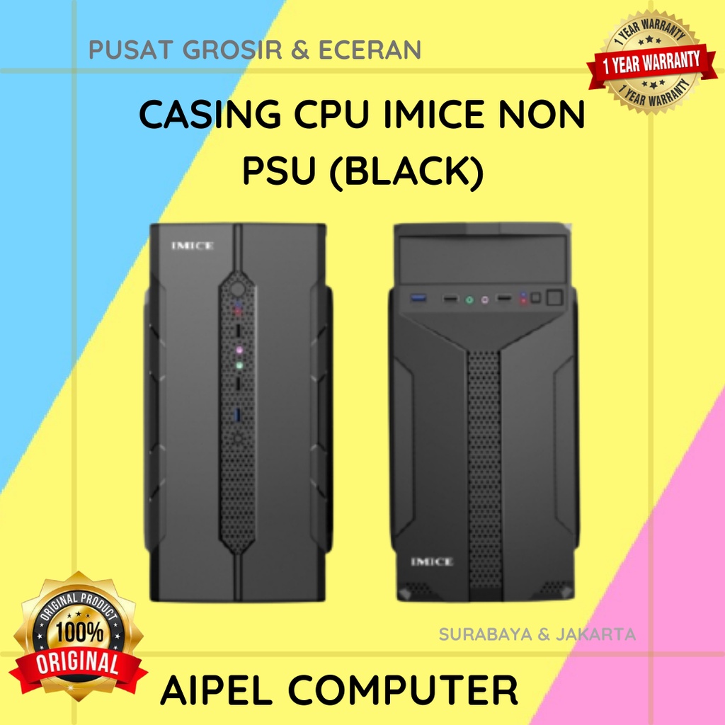 IMICE | CASING CPU IMICE NON PSU (BLACK)