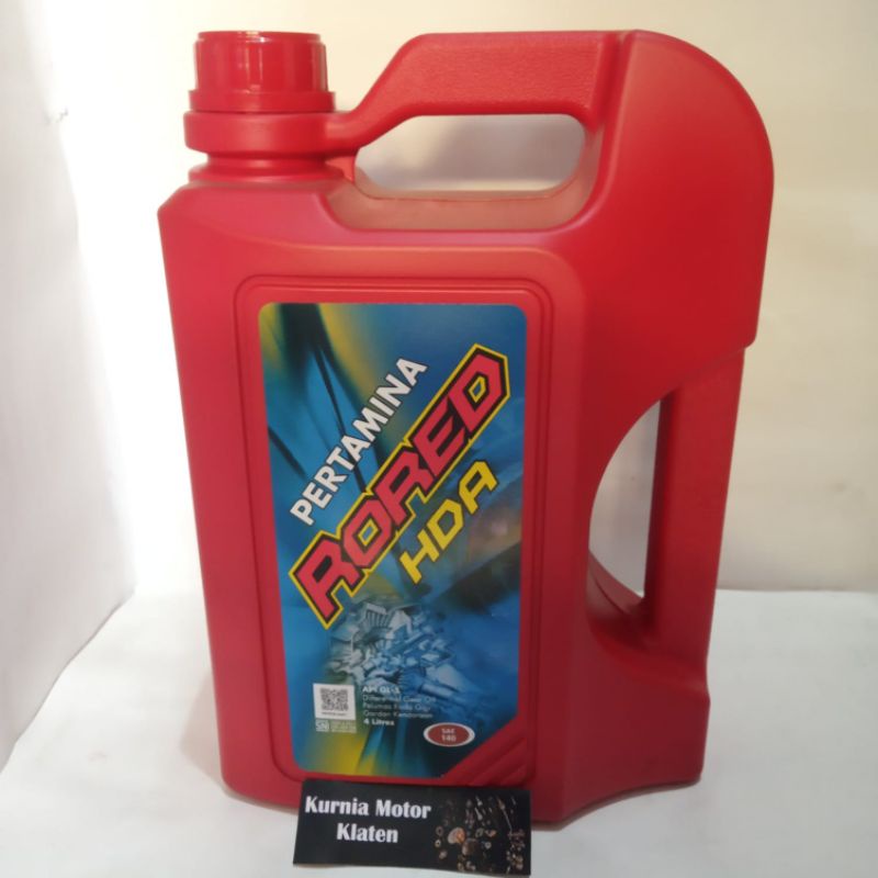 Pertamina OLI Rored HDA140 4liter (Oli Gardan)
