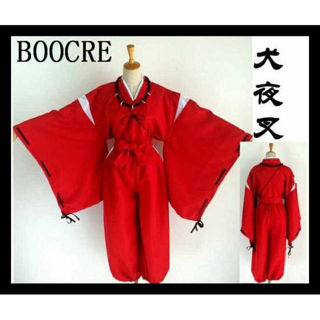 KOSTUM ANAK INUYASHA COSPLAY COSTUME ANIME KIDS MURAH