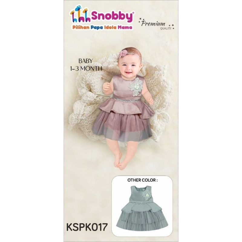 Snobby Dress Satin Baby