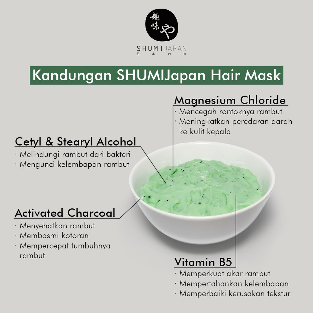 [BPOM] PROMO! SHUMI Japan Hair Mask 500ml Masker Rambut / Conditioner / Treatment / Haircare-5
