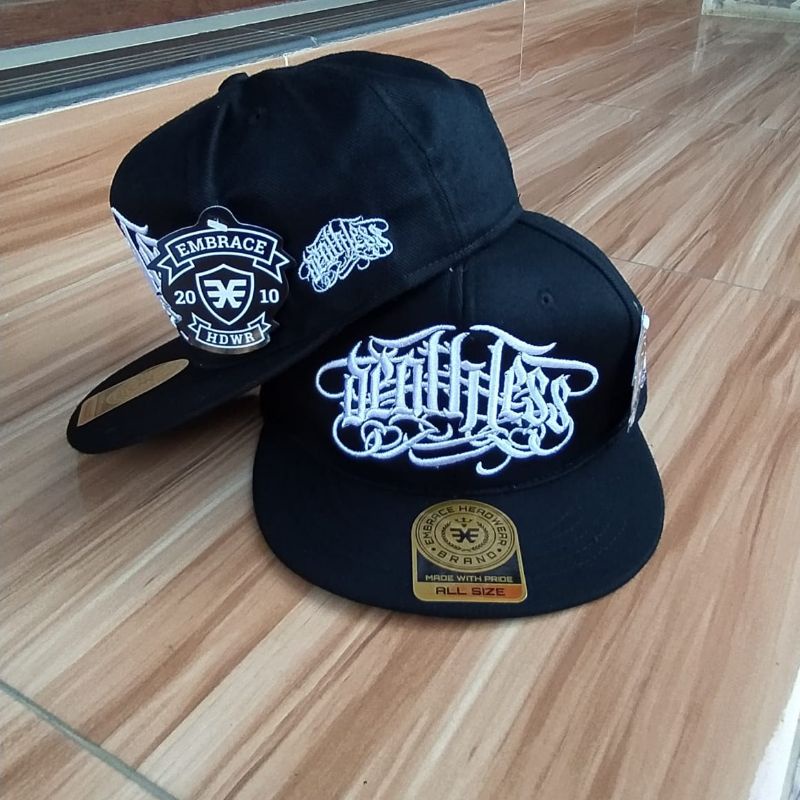 topi Snapback metal distro pria Bordir deatleas