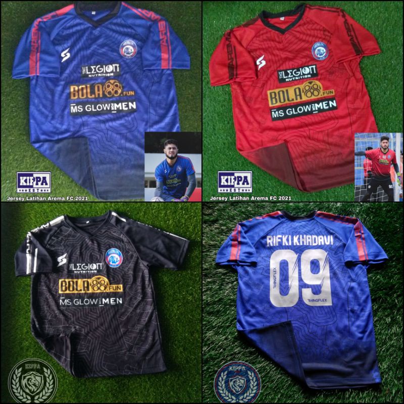 Jersey latihan Arema terbaru 2021