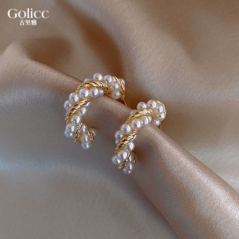 Anting s925 sterling silver hypoallergenic Gaya Korea Untuk Wanita-EJ678