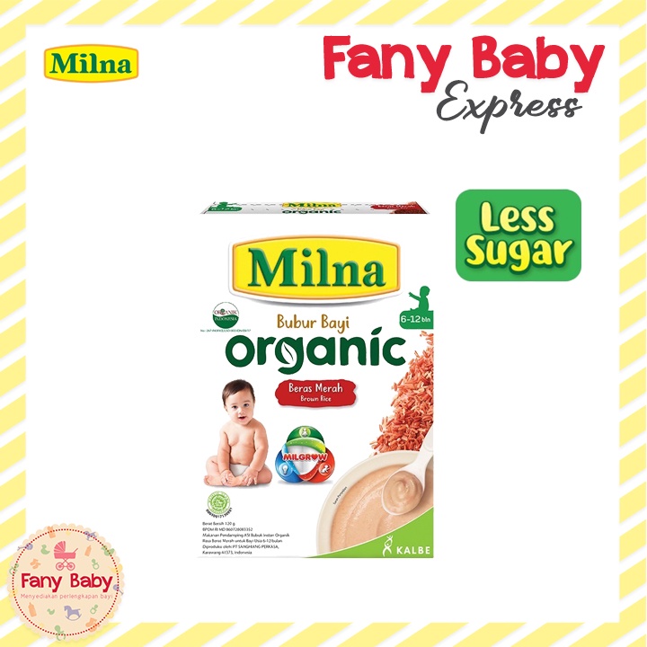 MILNA BUBUR ORGANIC 6+ BULAN 120G