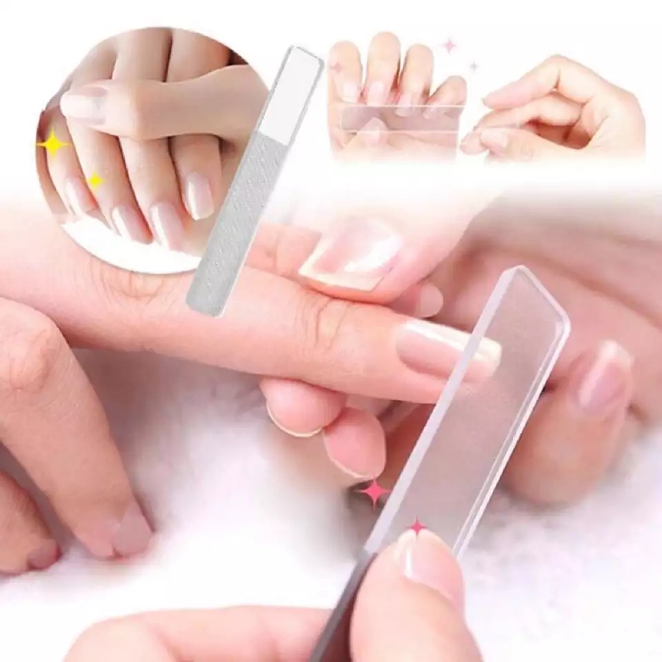 ALAT AMPLAS KUKU KILAP PENGKILAP DAN KIKIR KUKU NANO GLASS NAIL SHINER NAIL FILES CRYSTAL