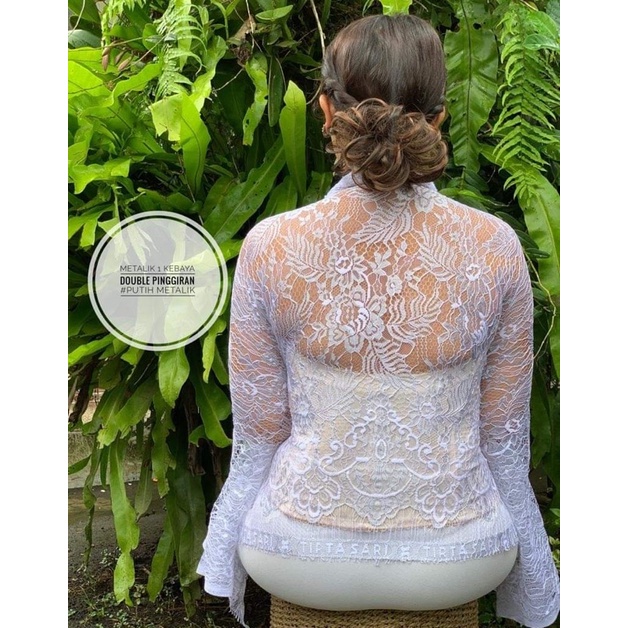 kain metalik ysl muat 1 kebaya