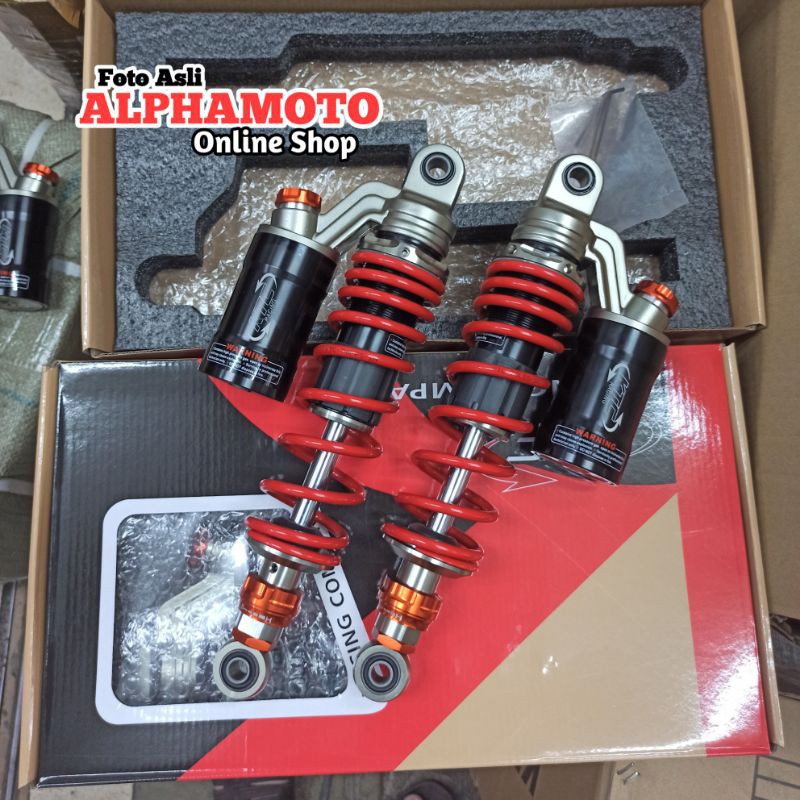 shock original ktc extreme shockbreaker belakang 320 340 rxking tiger cb w175 jupiter z vega f1zr-4