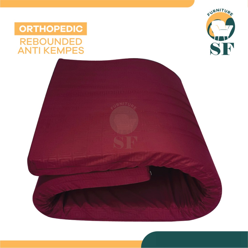 JTR kasur lipat 100x7x200 embosse/orthopedic/kasur keras