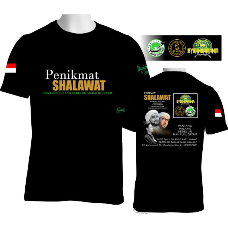 kaos pendek Penikmat sholawat MAFISH PHB SYEKHERMANIA PECINTA SHOLAWAT ORIGINAL syekhermania distro
