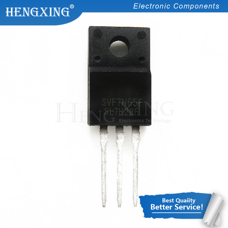 10pcs/lot SVF7N65F SVF7N65 7N65 7A 650V TO-220F In Stock