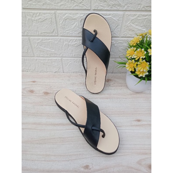 Sandal wanita flat japit slempang