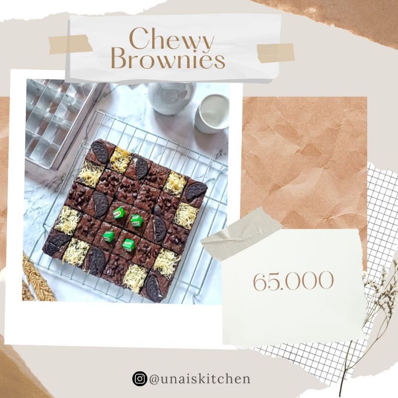 

TERMURAH Chewy Brownies 30 pcs