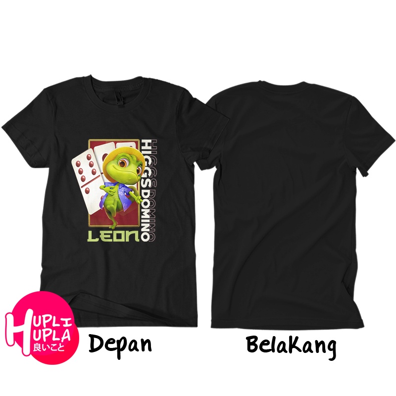 Kaos Leon Domino Higgs Baju Distro Cotton Combed 30s